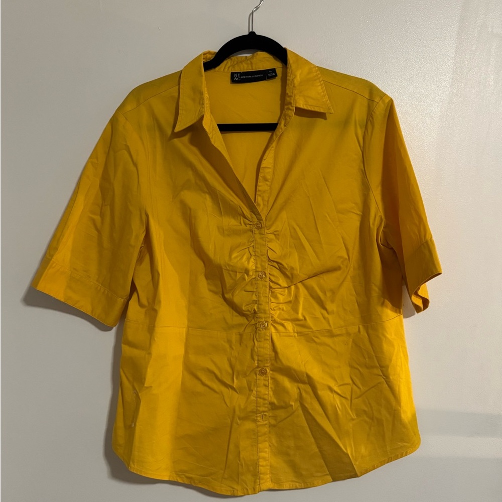 NY&CO short sleeve button up